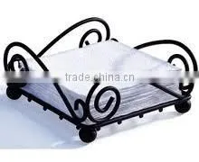 Wrought Iron Flat Napkin Holder thumbnail-1