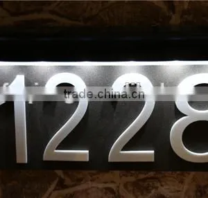 Fq-545 LED Solar House Numbers Light Solar Door Plate thumbnail-2