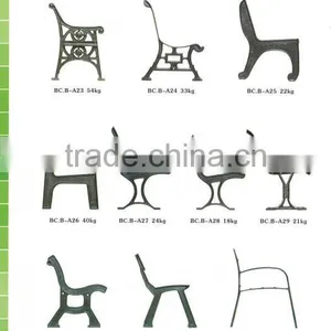 Antique Park Bench Leg/garden Bench Leg thumbnail-3