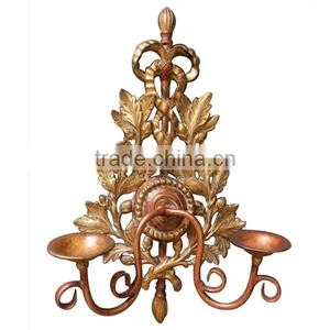 Living Room Home Decoration Candle Holder Wall Metal thumbnail-1