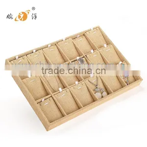 Linen Jewelry Display Neck Stands Jewelry Display Tray thumbnail-1