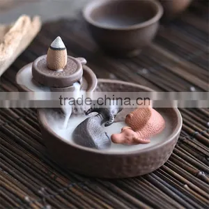 Buddhism Backflow Cattle Incense Burner thumbnail-2