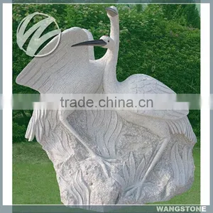 Elegant Life Size Animal Sculpture Crane Statue thumbnail-1