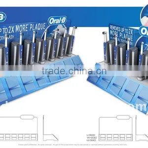 Thermoform Vacuum Forming Thick Film Blister Plastic Display Tray for Toothbrush thumbnail-1