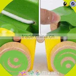 Wholesale Wooden Drag Toys for Kids Most Popular Wooden Drag Toys for Kids Funny Wooden Drag Toys for Kids W05B102 thumbnail-6