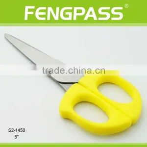 S2-1450 5" Paper Cutting Stationery / Kid Scissors Goose--Egg Plastic Handle thumbnail-1