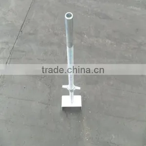 Adjustable Steel Scaffold Hollow Universal Base Jacks thumbnail-4