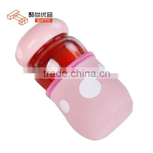 L00051 2017 High Quality Stylish Design Custom Cute Pyrex Heat-Resistant Clear Glasses Bottles thumbnail-1