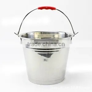 Wholesale Metal Bucket Stainless Steel Champagne Bucket With Lid thumbnail-2