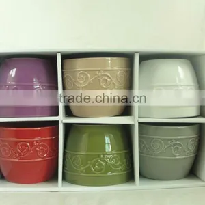 Hot New Products Garden Round Ceramics Pot / Flower Pot thumbnail-2