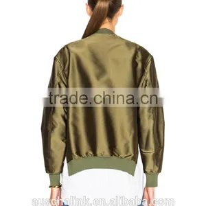 New Style Personalized Custom Bomber Jacket Wholesale Factory Price thumbnail-4