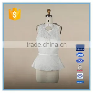 Ladies Western Lace Blouse Sexy Slim Tight Waist Top Women Casual Blouse Designs thumbnail-1