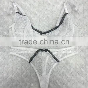 OEM Bralette Sexy Fancy Bra and Panty Set Underwear New Design thumbnail-4