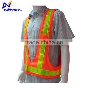 Flashing Material Led Kids Reflective Safety Vest hi Vis Quality thumbnail-3