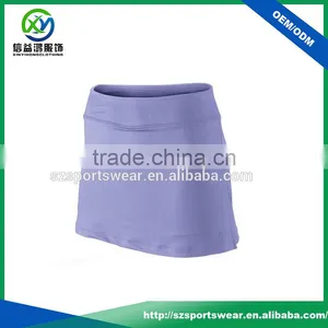 New Arrival Cotton /polyester Oversized Lady Sport Skirt in Purple thumbnail-1