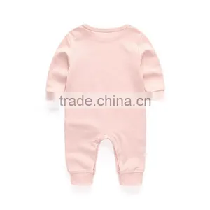 Wholesale Long Sleeve 100% Cotton Baby Romper Jumpsuit thumbnail-3