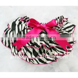 Hot Pink Zebra Satin Ruffles Panties Bloomers BSZ5 thumbnail-1