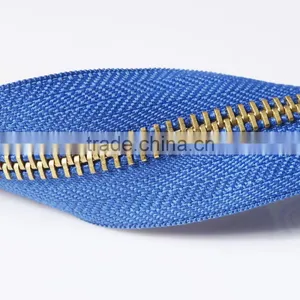 5# Close End Brass Metal Zippers thumbnail-3