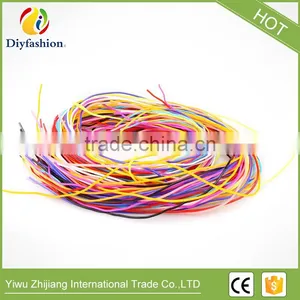 Hot Selling 1kg Each Roll DIY Round Hollow Knit Plastic PVC Scoubidou Strings thumbnail-6