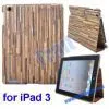 Classical Wood Grain Cover Wood Case for Apple IPad 3 (Grey) thumbnail-1