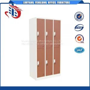 Steel 6 Doors Clothes Storage Cabinet Lockers With Cyber Lock thumbnail-2