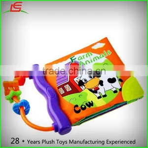 0-12 Month Baby Rattles Teether Toys Soft Plush Waterproof Baby Bath Book thumbnail-2