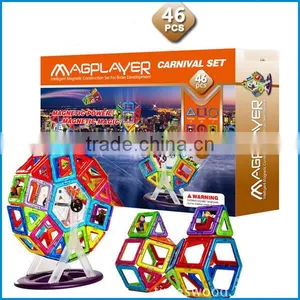 Kids Educational Construction Set Toys Magnetic Building Blocks thumbnail-2