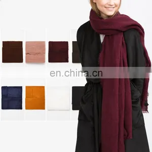 Europe And The United States Super Soft Color Cashmere Scarf thumbnail-1