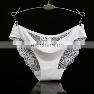 Women's Sexy Lace Panties Seamless Cotton Breathable Panty Hollow Briefs Plus Size Underwear thumbnail-2