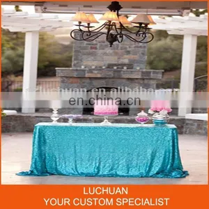 High Quality Fancy Glitter Sequins Table Cloths for Wedding Party thumbnail-1