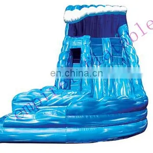 Cheap Water Wave Inflatable Slide for Sale WS003 thumbnail-1