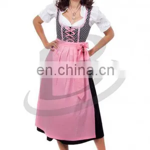 Women Custom Cotton Polyester Trachten 70cm Long Dirndl Octoberfest Dirndl Austria (Traditional Garments Oktoberfest) thumbnail-1