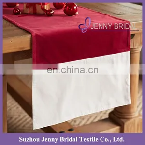 TR039D German Velvet Fabric Polyester Table Runner for Round Tables thumbnail-4