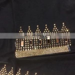 Lycra(Stretchable) Burkha With Golden Diamond Stone Work Embroidery For Casual Wear Islamic Style Embroidery Burkha(dubai Abaya) thumbnail-3