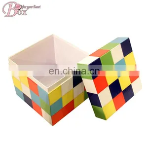 Rubik's Cube Style Paper Lid Storage Box thumbnail-1