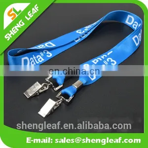 2016-2017 Fashion Woven Lanyard Polyester Lanyard With Custom Logo thumbnail-1