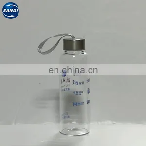 Promotional Custom LOGO Printed Sports Glass Water Bottle thumbnail-2