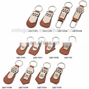 2015 Promotional Gifts Custom Zinc Alloy Car Key Chains Leather Keychain thumbnail-1