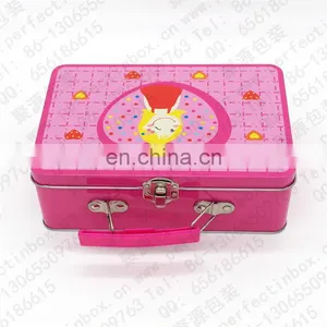 2015 Fancy Black Wholesale Plain Tin Lunch Box/custom Printed Tin Lunch Box thumbnail-4
