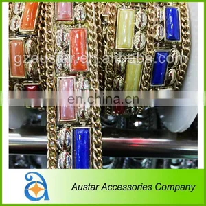 Fashion Plastic Hot Fix Crystal Trimming for Women Sandal thumbnail-1