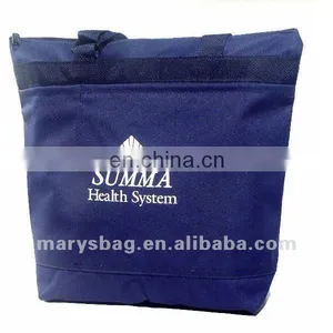 Nylon Zipper Bag With Outside Umbrella Pocket thumbnail-1