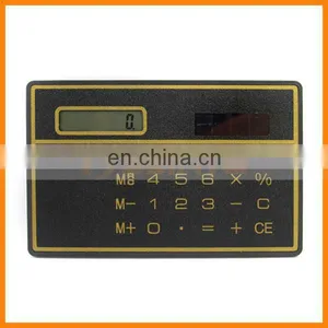 Small Size Solar Power Emergency Slim Pouch Bag Calculator thumbnail-1