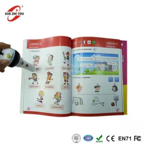Arabic English French Language Learning Talking Reading Pen Audio Books for Kids thumbnail-3