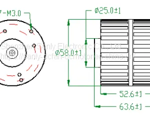 Three-phase Six-pole Inner Rotor 5852 Series Micro Motor thumbnail-5