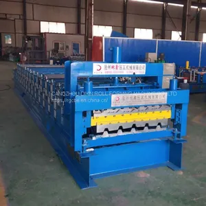 Roof Use Double Layer Steel Roof Sheet Roll Forming Machine Manufacturer thumbnail-4