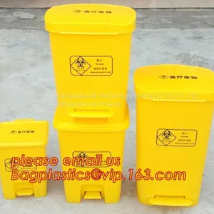 1L 2L 4L 6L Plastic Round Medical Disposable Sharps Bins, Plastic Disposables Sharpes Container /sharpes Bin for Medical thumbnail-1