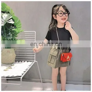 Fashionable Foreign Style Girl Princess Bag Fashion Street Children's One Shoulder Messenger Bag Pu Chain Small Square Bag Zero thumbnail-2