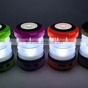 Camping Lantern With Phone Charger /Hand Crank Dynamo Lantern USB Rechargeable /Mini Collapsible LED Lantern thumbnail-3