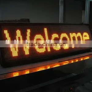 Indoor/semioutdoor Rs232 Wired /USB Uploading Pragrammable Led Car Sign thumbnail-1