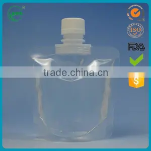 Clear Drink Stand up Spout Pouch Bag thumbnail-1